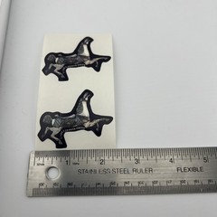 Vintage Zephyr Press Stickers Carousel Horse 1983 Rare HTF 2x Stickers