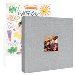 12×12 Scrapbook Album 3 Ring Binder Linen Cover Pink 60 Page Photo Portfolio