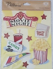 *YOU CHOOSE* Jolee’s/Others GAME & MOVIE NIGHTS Non-Dim./Dimensional Stickers