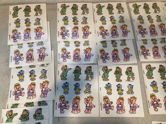 Vintage 1980s Sticker Sheets Post Cereal