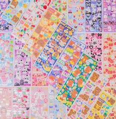 10sheets Mixed Korean Cute Deco Photo Cards Scrapbook Stickers