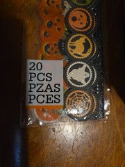 Martha Stewart Crafts Classic Halloween Adhesive Borders 12×12 Glitter Retired