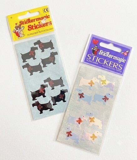 VINTAGE Stickermagic Stickers – SCOTTIE DOGS