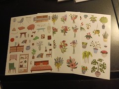 3X STICKERS FOR SCRAPBOOKING/JOURNALS 20×14.5 CM (ST516)