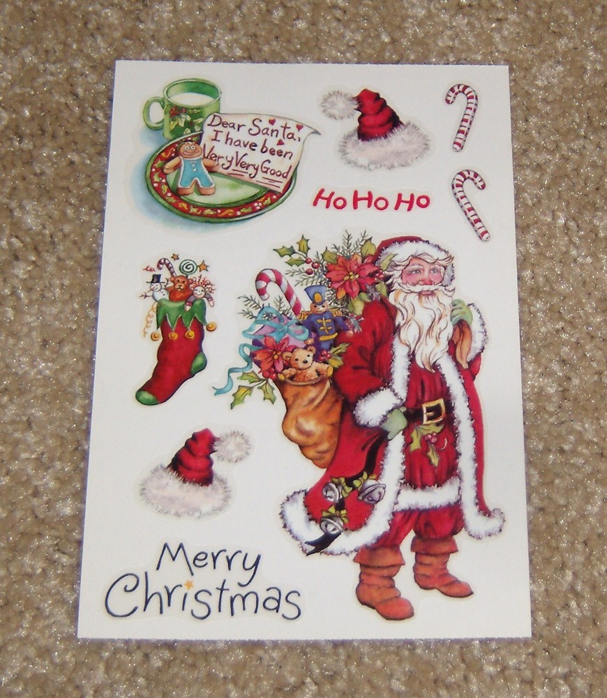 PSX Designs Sticker Sheet ~ Dear Santa HTF