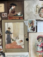 80 Piece Vintage Junk Journal Ephemera Kit Romantic Victorian & Nature Themed
