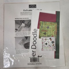 Karen Foster Design 8×8 Calendar Rub-On December Holiday Multi-Color Scrapbook