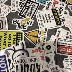 Lot Of 50+ Stickers Sarcasm Witty Rude Funny And More