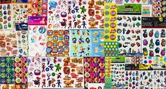 679 Stickers Cartoon Themed, Marvel Pokemon Mickey Mouse Minecraft Spongebob ++