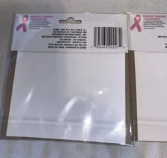 50 BREAST CANCER Tech Stickers in Packages Scrapbooking Cardmaking Crafts