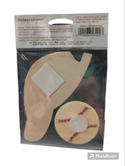 EK Success Rebecca Sower Fresh Stickers Baseball Season Hat And Ball handmade