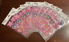 Hallmark Stickeroni Stickers~Disney Lot of 8 sheets~Tinker Bell MP3 Sticker Kit
