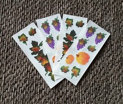 Vintage Creative Memories Scrapbooking Stickers – Fall – 4/2 Designs -Great Cond