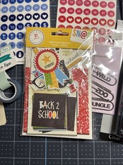 Mixed Lot of Scrapbooking Embellishments, Planner Stickers, Deco Tape, Clips,