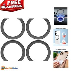 Upgrade Your Phone with 57mm Magsafe Metal Rings – 4 Pcs for Secure Mounting