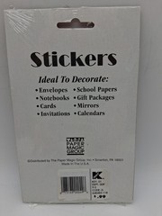 VINTAGE Paper Magic Group Foil Christmas Holiday Winter Stickers NIP NOS