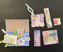 #2694 13 PCS EASTER EPHEMERA TAGS EMBELLISHMENTS JUNK JOURNAL SCRAPBOOK -Tonya