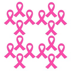 320Pcs Breast Cancer Awareness Pink Ribbon Stickers for DIY Decorations