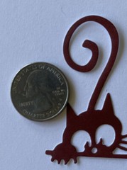 THREE CAT Die-Cuts(3pc)Howling •Kitten•Animal•House-cat•Outside •Feline•Fuzzy•￼