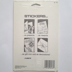 Vintage American Greetings Teddy Bears In Clothes Stickers – Original Packaging