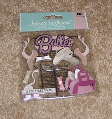 EK Success Jolee’s Boutique 3D dimensional embellishment ~ Ballet.