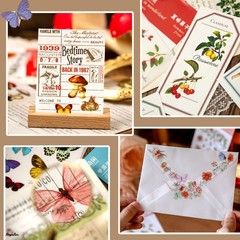 12 Sheets Rub on Transfers for Furniture Crafts 1.4-1.8 inches, colourful