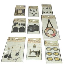 K&Company Life’s Journey Metal Art Scrapbooking Embellishments Lot of 9 Packs