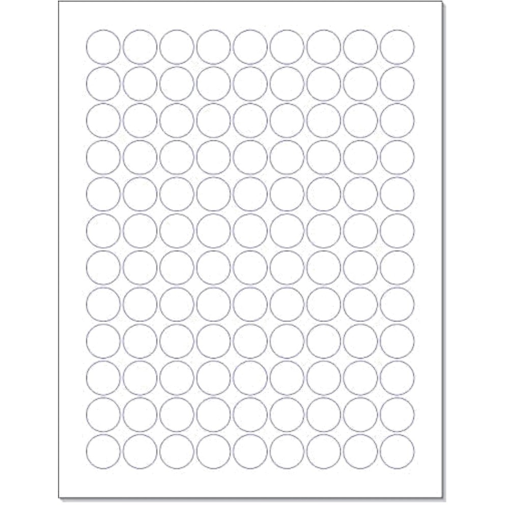 Self-Adhesive Color Coding Round Labels – 250 Sheets