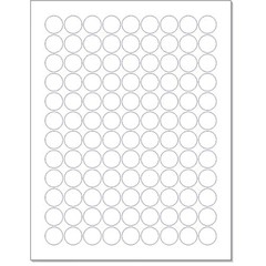 Self-Adhesive Color Coding Round Labels – 250 Sheets