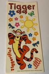Winnie the Pooh & Tigger Stickers New (5) & Used (5) Confetti Hallmark Sandylion