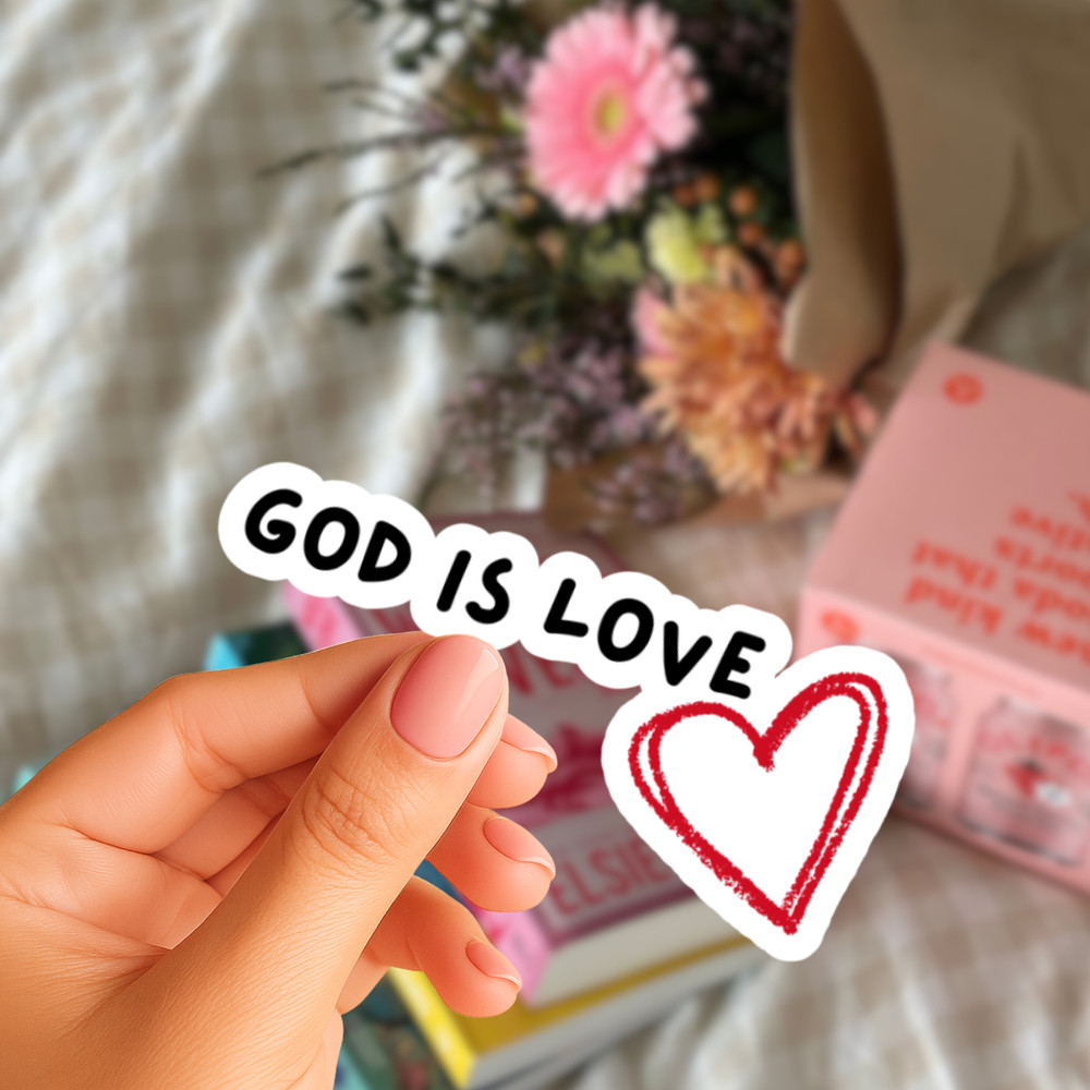 Christian Sticker, Faith Sticker, Jesus Sticker, Cute Laptop Sticker,faith decal