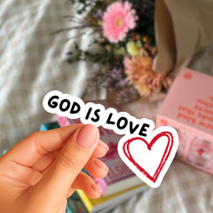 Christian Sticker, Faith Sticker, Jesus Sticker, Cute Laptop Sticker,faith decal