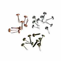 Tim Holtz Vintage Metal Long Brads 99 Pack Antique Gold Nickel Copper Crafting