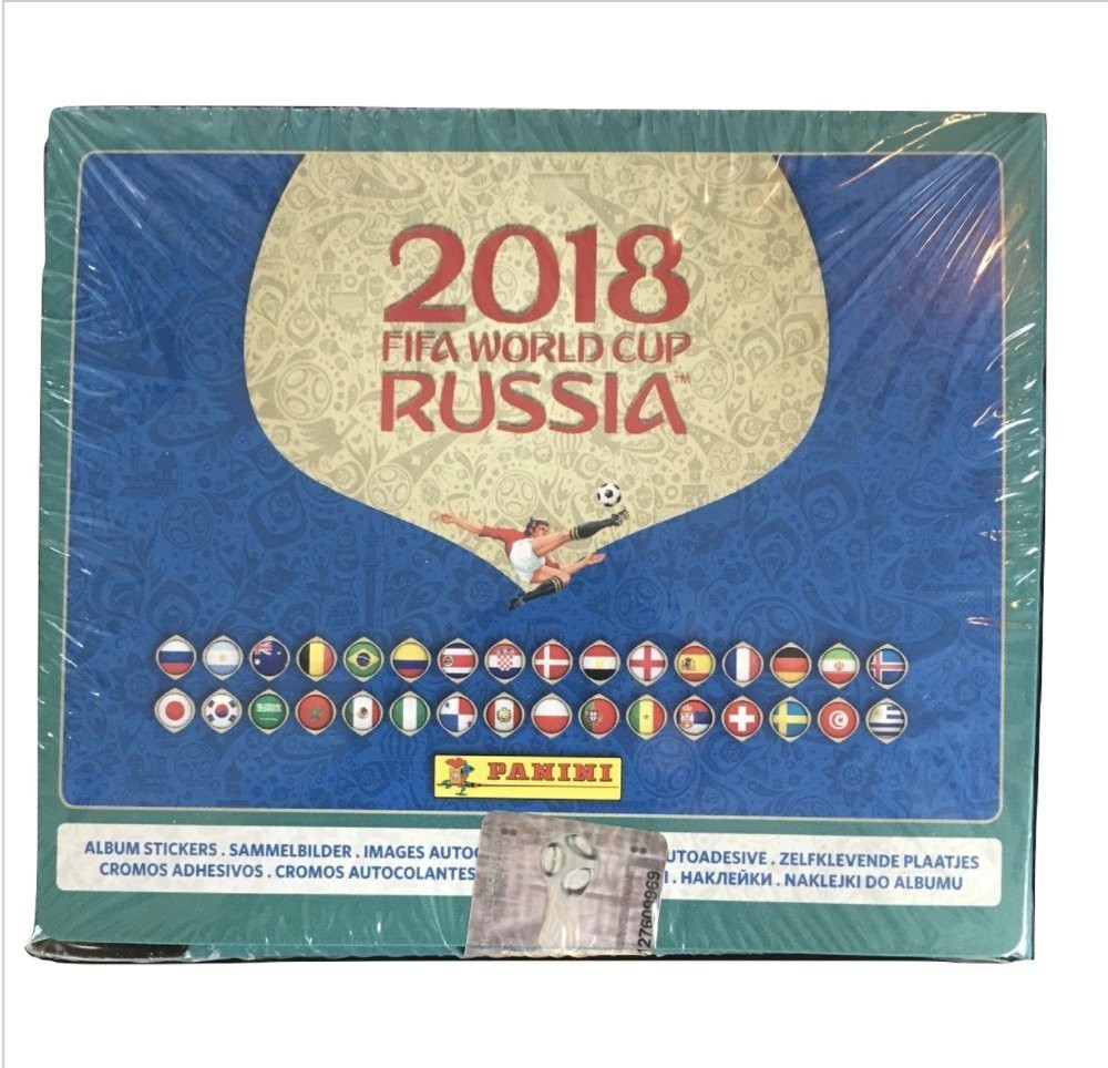 2018 World Cup Sticker Box International Version, 104 Packets for Collectors