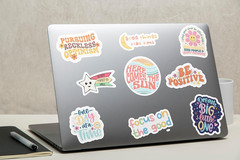 200 Holographic Affirmation Stickers Motivational Quotes for Kids Classroom