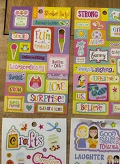 American Girl Crafts Sticker Lot 6 Sheets 2010 NEW