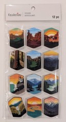 National Park Scenery Landscape Travel Scrapbooking Stickers By Recollections