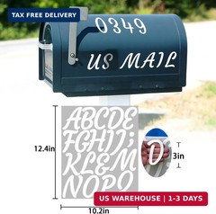 336 Pieces 16 Sheets Letter Stickers,Self Adhesive Waterproof Mailbox Numbers St