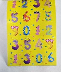STICKER BOOK Lot of 2 442 Stickers Unicorns Numbers Shapes Letters Hearts