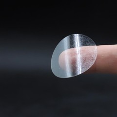 Ultra Clear Retail Wafer Seals for Mailing Packaging 1.25 Inch Round Circle D…