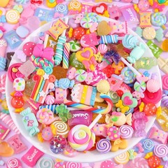 Fake Candy Charms 120PCS Cute Flatback Resin For Slime, Small,