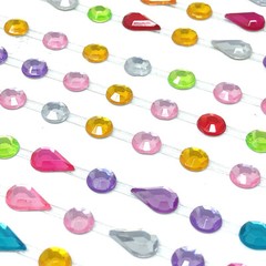 Wrapables Acrylic Self Adhesive Crystal Rhinestone Gem Stickers