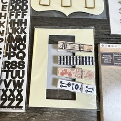 Mixed Lot Scrapbooking Supplies Junk Journaling Papers Stickers Washi