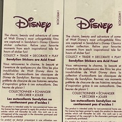 2 Packs Disney Snow White and the 7 Dwarfs Stickers Foil Shimmer Sandylion NIP