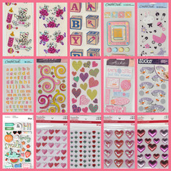 🌷JOLEES BOUTIQUE 👶* BABY GIRL BUNDLE #2 * 💕30 STICKER PACKS/+ 1 BONUS💐