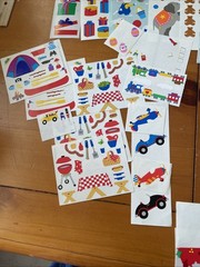 Lot VINTAGE Stickers Mrs Grossman Hallmark Frances Meyer Sandy Lion Must See!