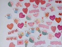168 Mother’s Day Dimensional 3D Foam Sticker Lot Classroom Craft Stickers