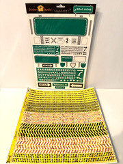 2 Sheets of Road Signs Stickers for Scrapbooking ~ Reminisce & Sticker Studio