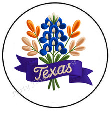 TEXAS STATE FLOWER ENVELOPE SEALS LABELS STICKERS PARTY FAVORS