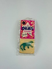 Vintage Oilies Liquid Crystal Panther Sticker NOS Sealed USA Color Change